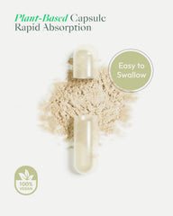 Rapid absorption plant-based capsules for easy digestion