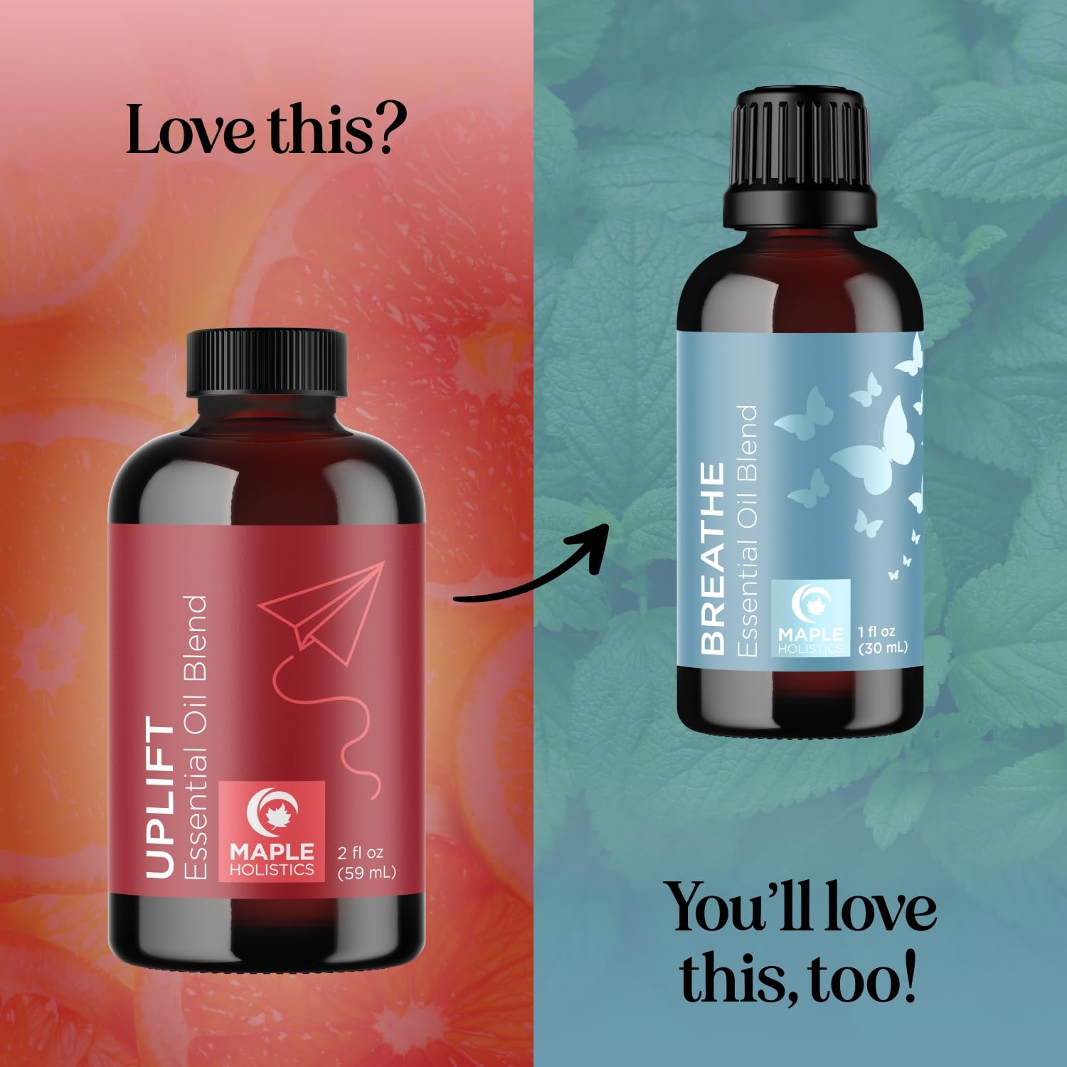Grapefruit and citrus notes in diffuser oil