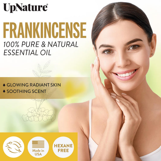 Packaging image showing the UpNature Frankincense Roll-On packaging