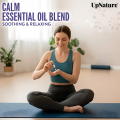 Elegant gift box packaging for UpNature essential oil roll-on set