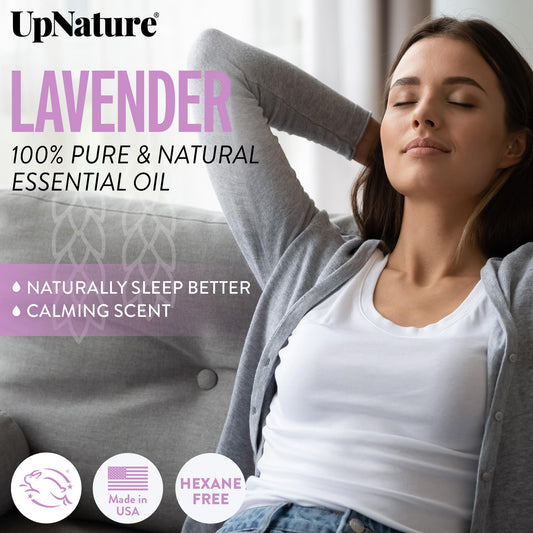 Applying lavender roll-on to wrist