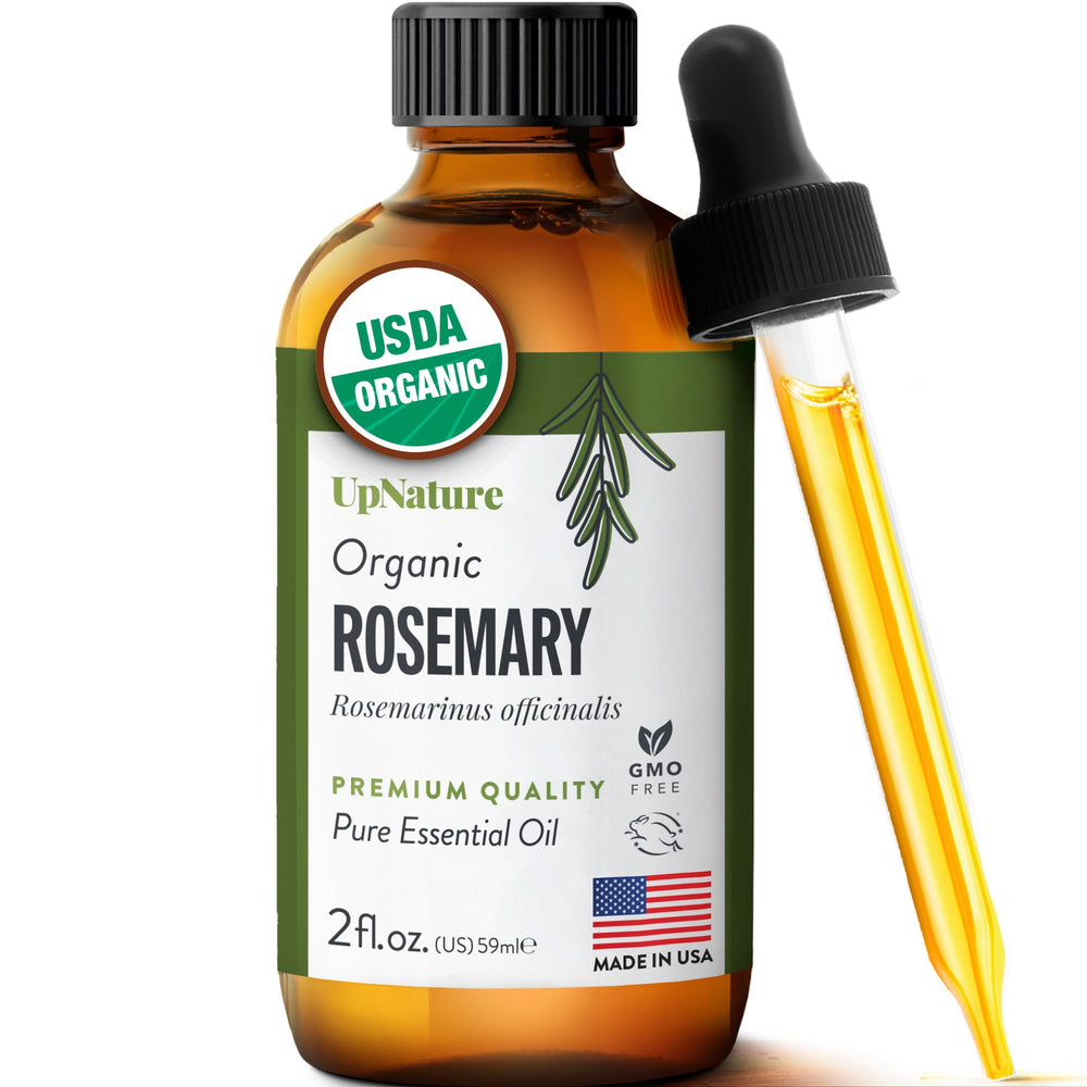 UpNature Organic Rosemary Oil bottle, 2oz
