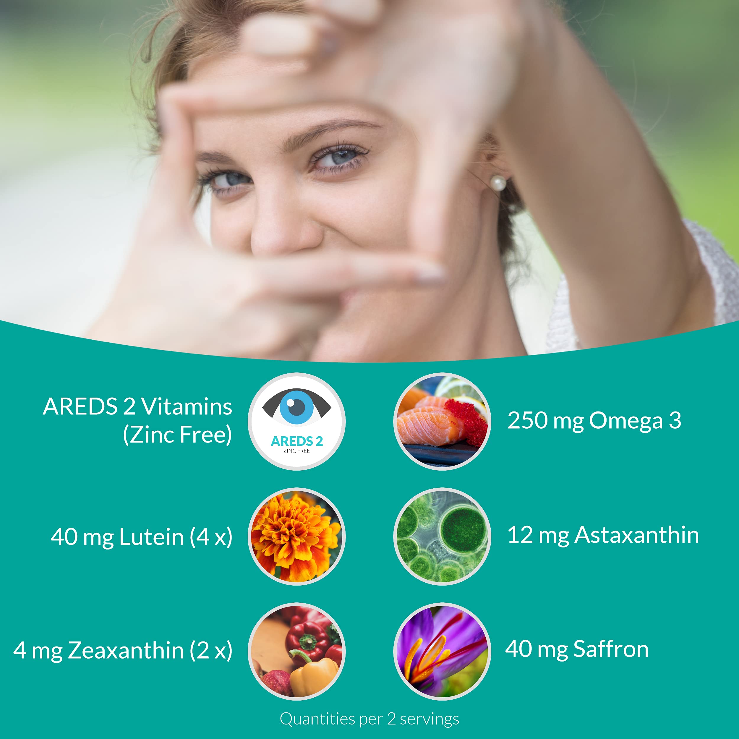 UpNourish AREDS2 ingredients overview