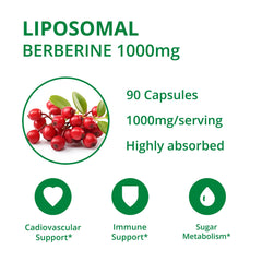 Ceylon cinnamon and berberine ingredients highlighted on packaging