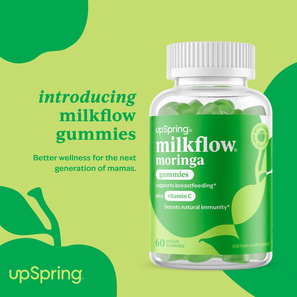 Milkflow Moringa Gummies packaging front view