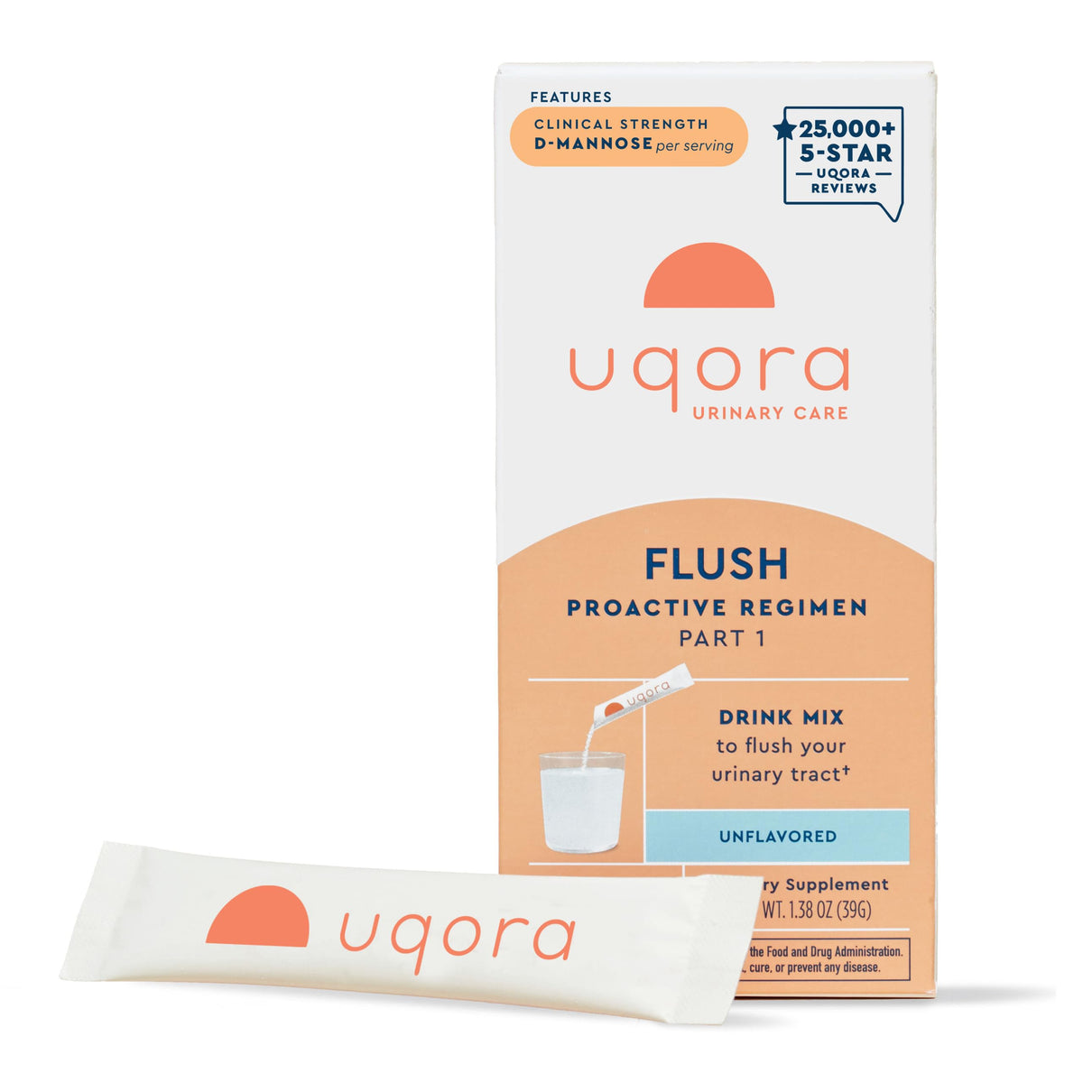 Uqora Flush unflavored 10-pack box
