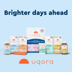 Uqora In Control 2-pack display showcases value and routine bladder care.