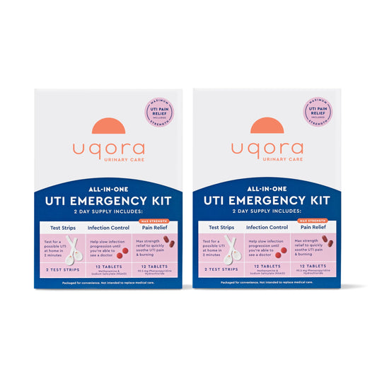 Uqora UTI Emergency Kit 2-Pack with contents