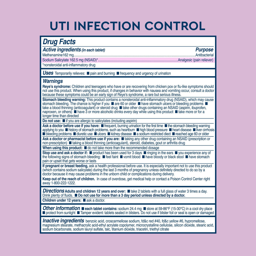 Close-up of UTI test strips for at-home testing