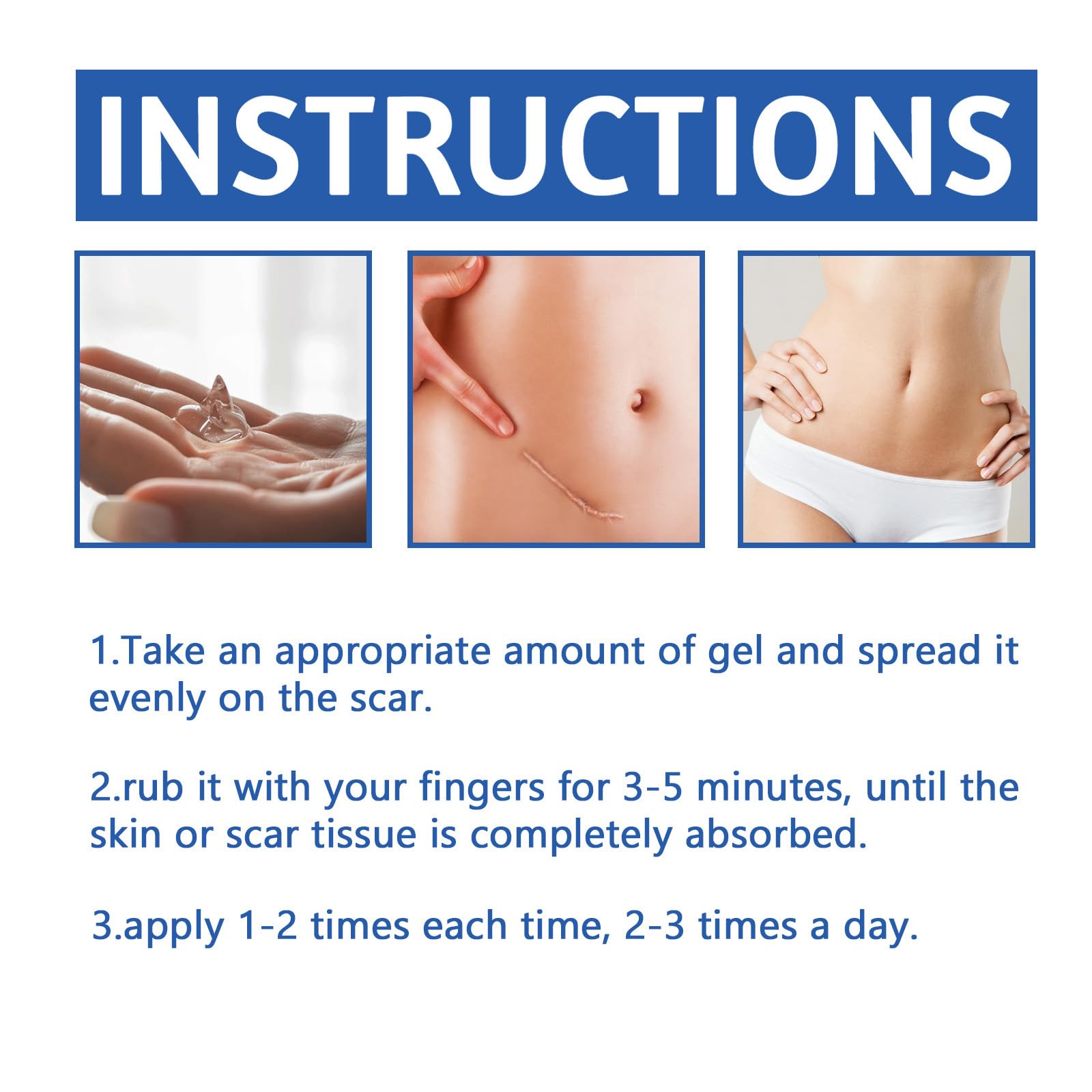 URABOS scar cream on skin showing light, non-sticky texture during movement.