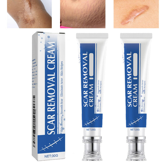 URABOS scar cream tube closeup showing gentle formula for sensitive skin.