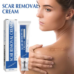 URABOS silicone scar gel bottle highlighting fast-absorbing, non-greasy application.