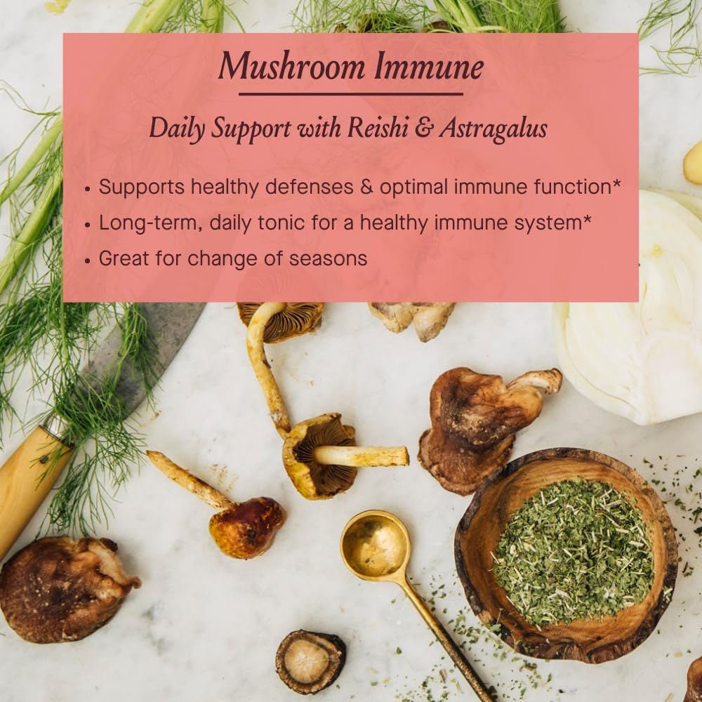 Product label for Urban Moonshine Mushroom Immune