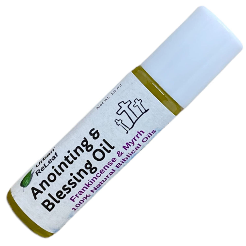 Urban ReLeaf Anointing and Blessing Oil Roll-On bottle with Frankincense and Myrrh
