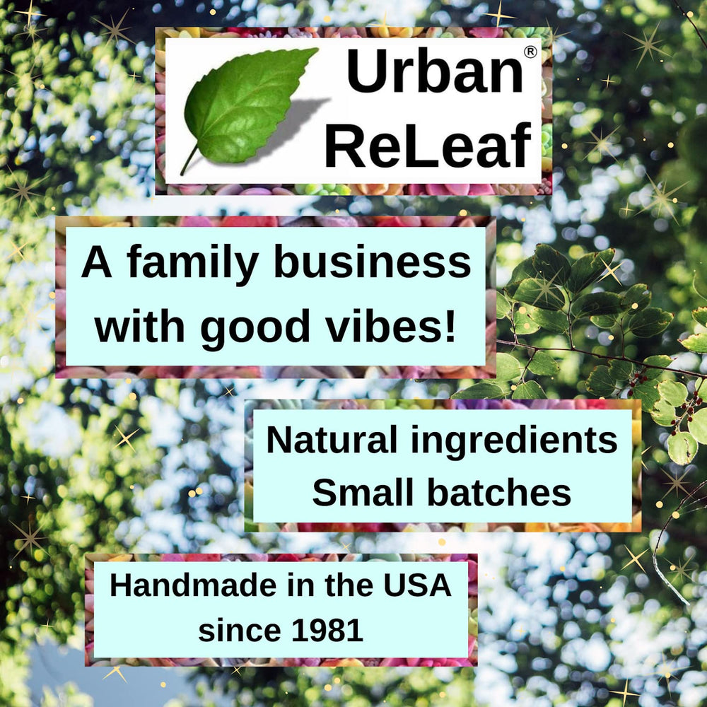 Lifestyle image showing Urban ReLeaf Anointing Oil for ceremonies and everyday use