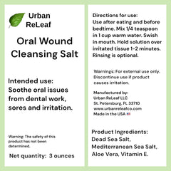Illustration of use: oral care for braces, canker sores and dentures