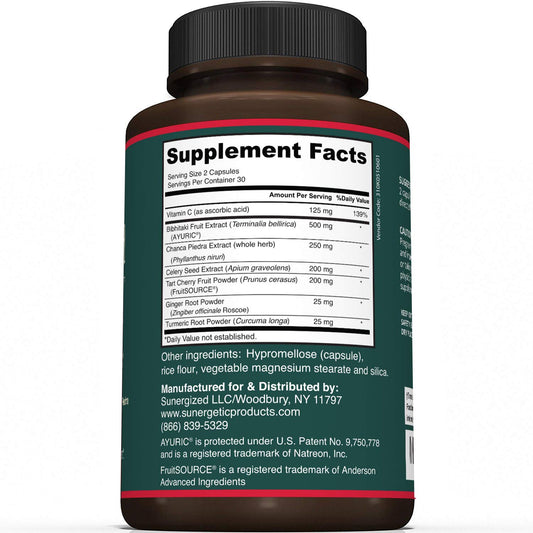 Uric Acid Support capsules in bottle