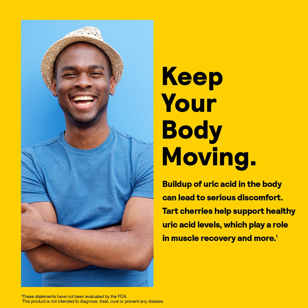 Support for uric acid metabolism and joint comfort