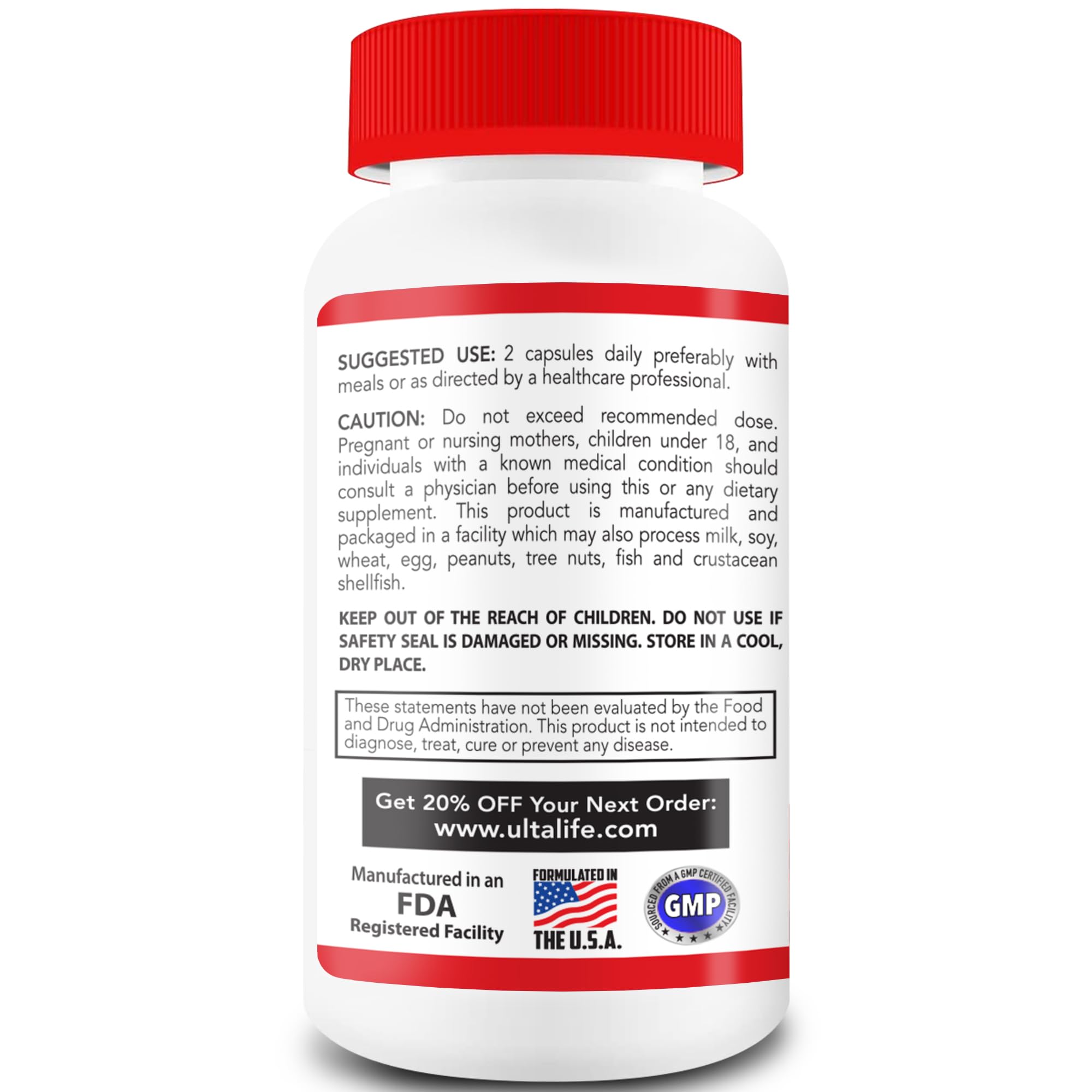 60-count URIC GO bottle on white background