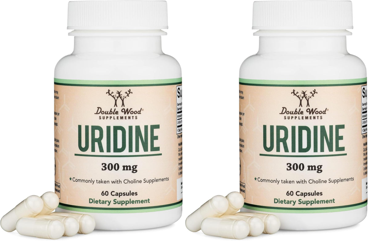 Uridine Monophosphate 300mg – 60 capsules per pack, Double Wood