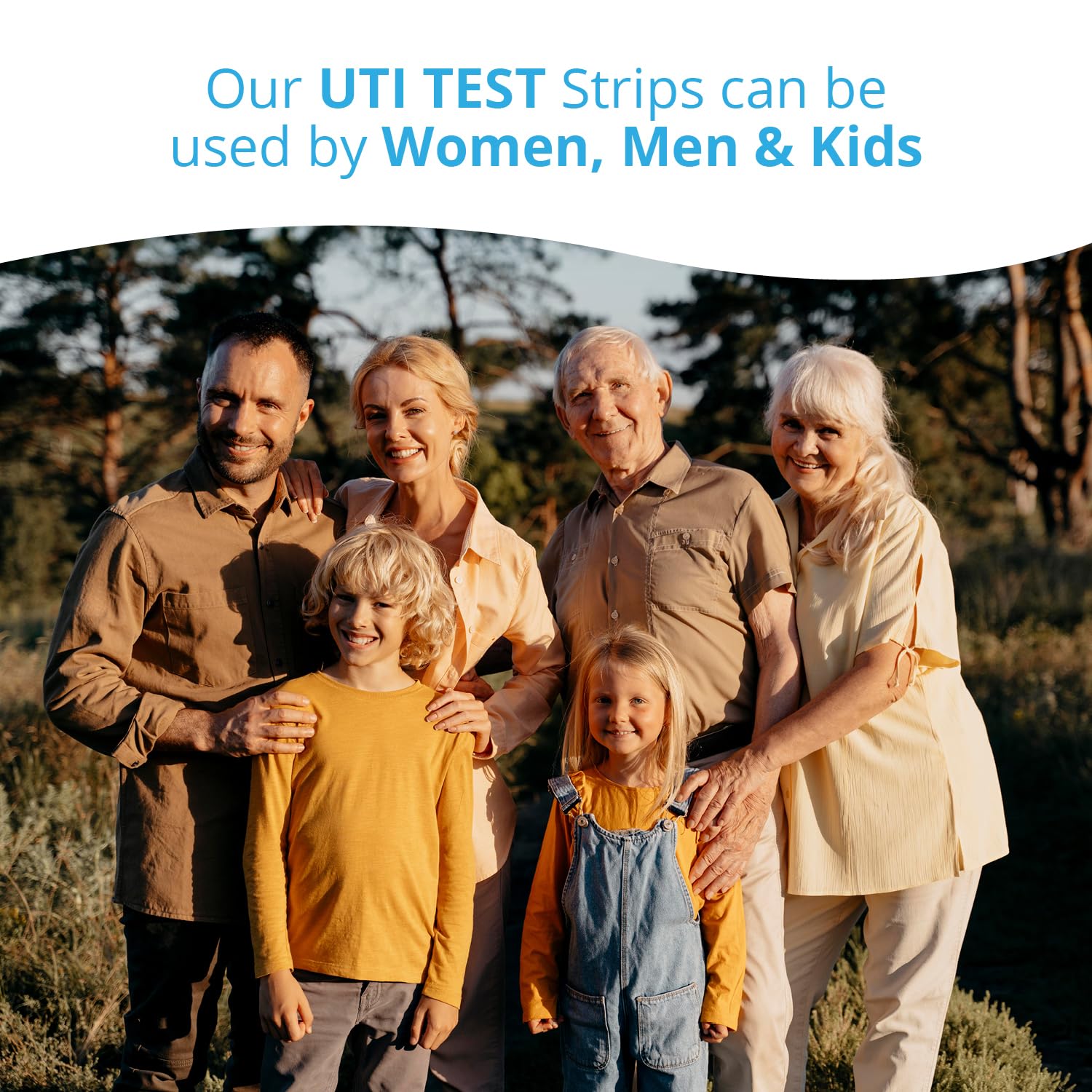 Home health care Urine test strips by URIMED for quick UTI detection