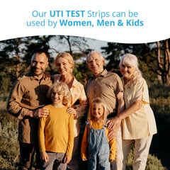 Home health care Urine test strips by URIMED for quick UTI detection