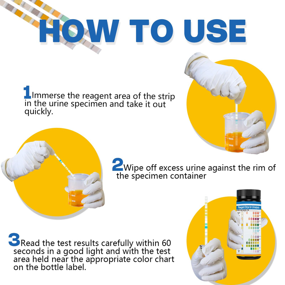14-Panels Urinalysis Test Strips | 120 Strips, Urinalysis and Detectio ...