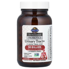 Front packaging label for Garden of Life Urinary Tract+ probiotic