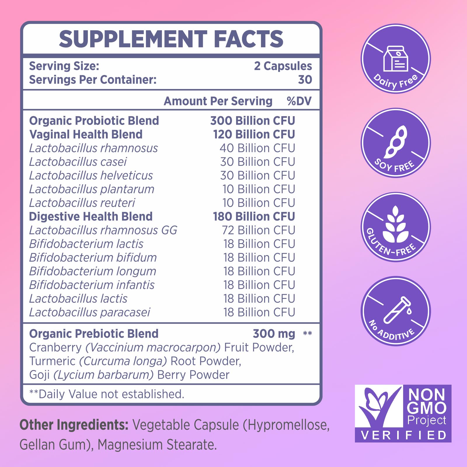 Probiotic for urinary and vaginal health in women