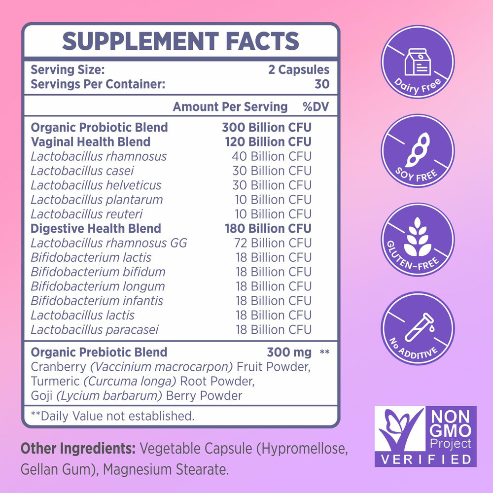 Probiotic for urinary and vaginal health in women