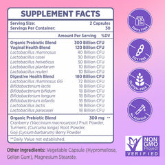Probiotic for urinary and vaginal health in women