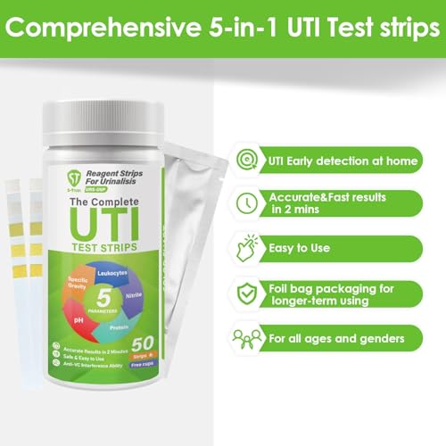 50 urine cups included for the kit