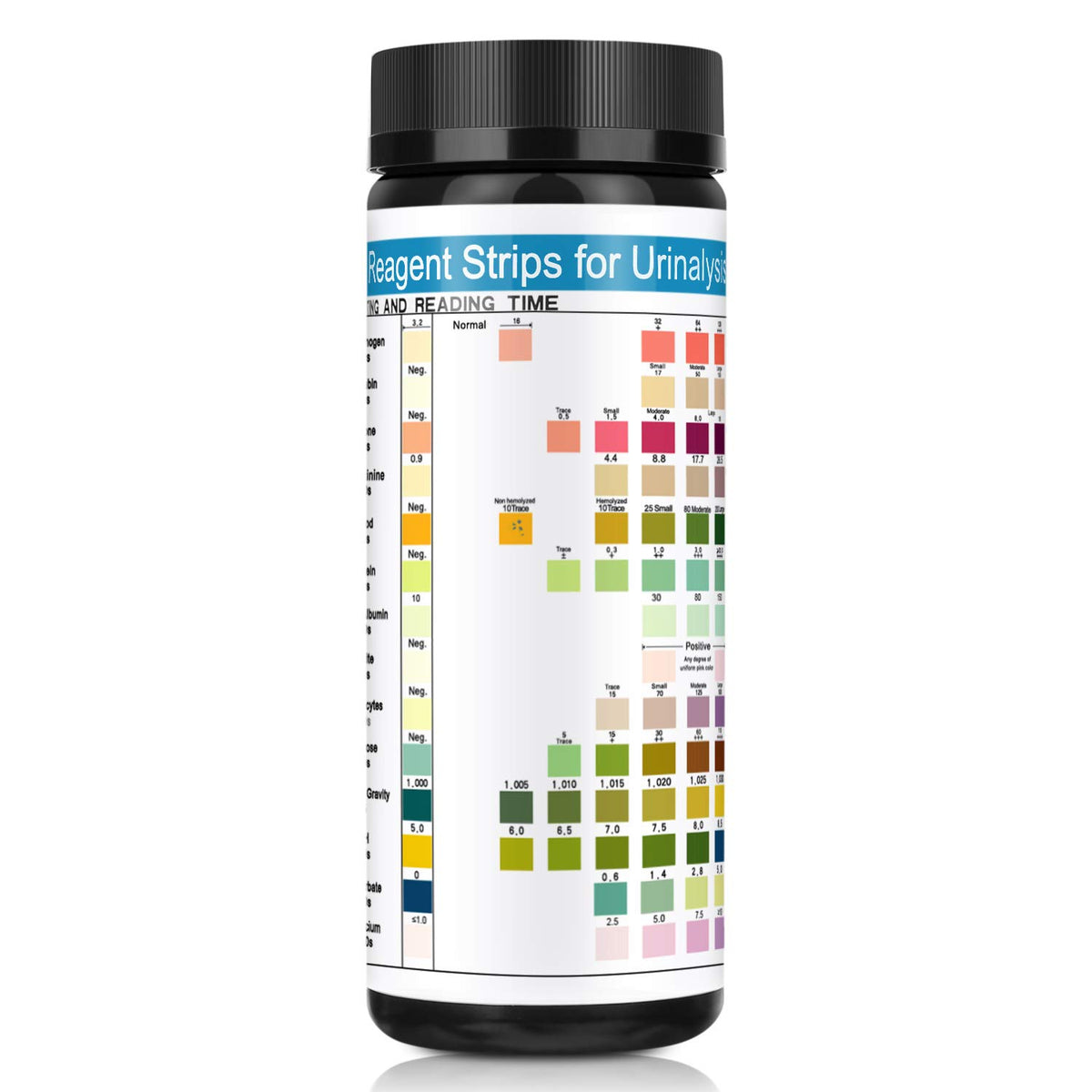 Urine Test Strips 14 Parameters 100 Count box and bottle