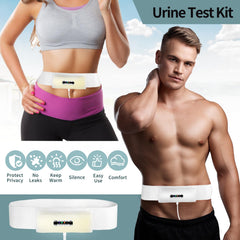 Concealed belt worn under clothing for discreet urine sample collection