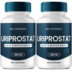 Uriprostat prostate health capsules bottle close-up