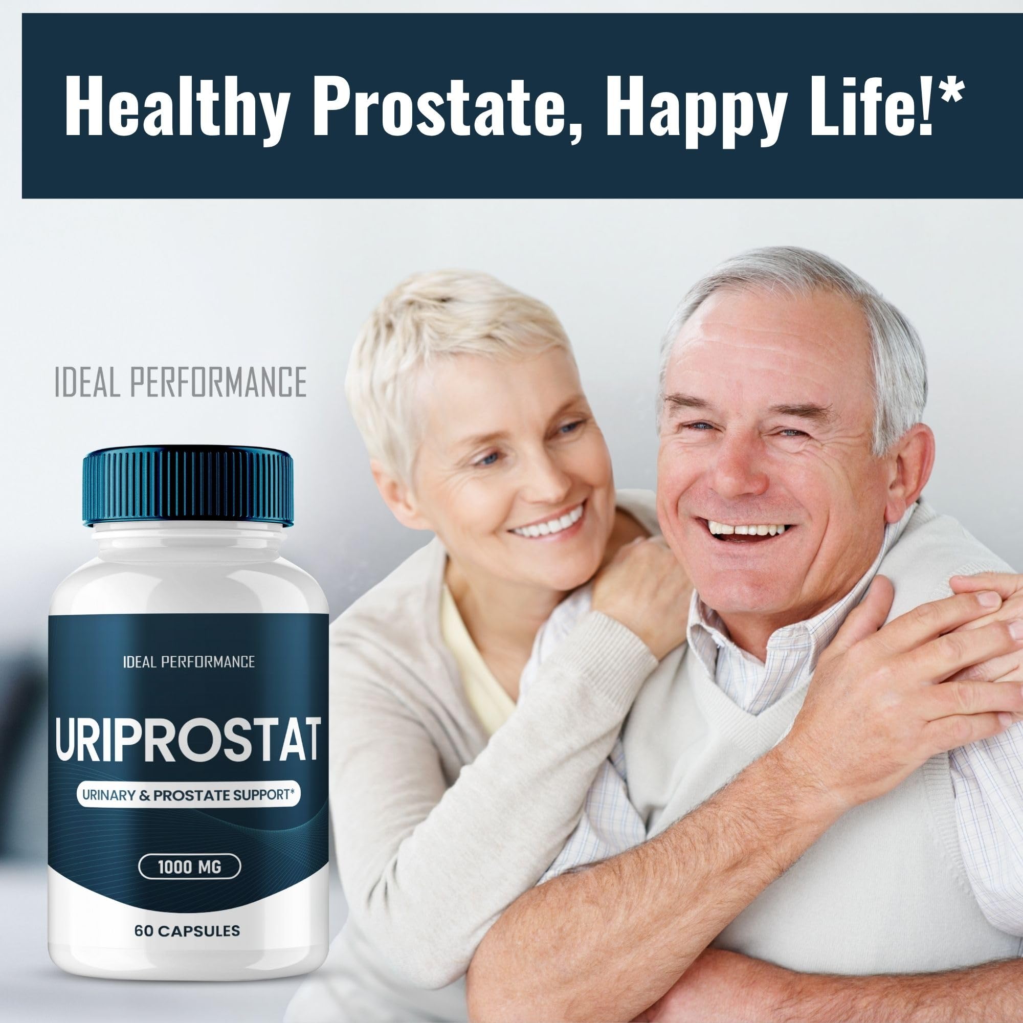 Prostate health capsules for men in bottle