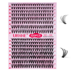 URNNE 30D-40D curls for natural to fluttery lashes