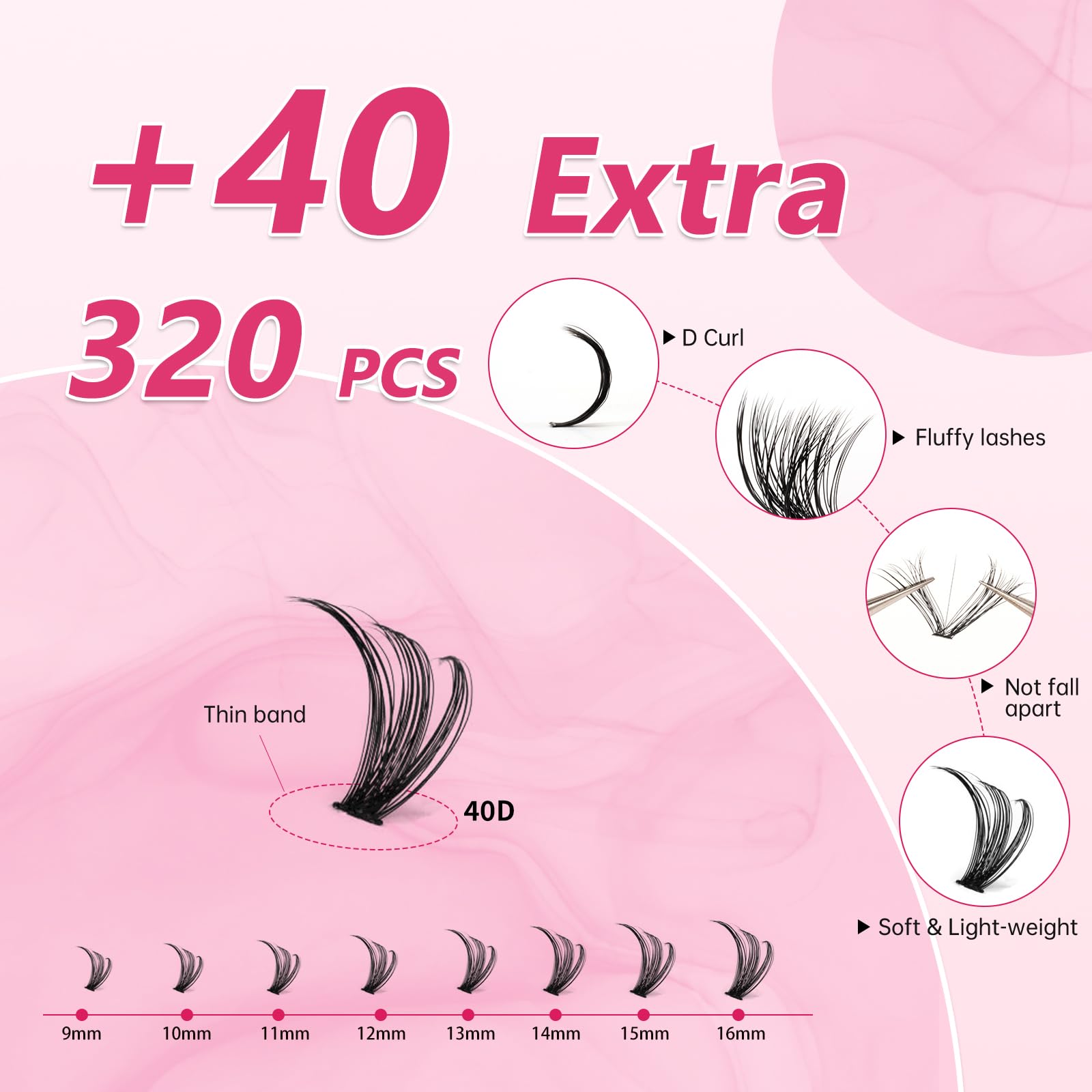 URNNE remover bottle for gentle lash cluster removal.