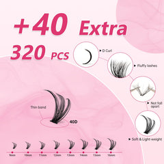 URNNE remover bottle for gentle lash cluster removal.
