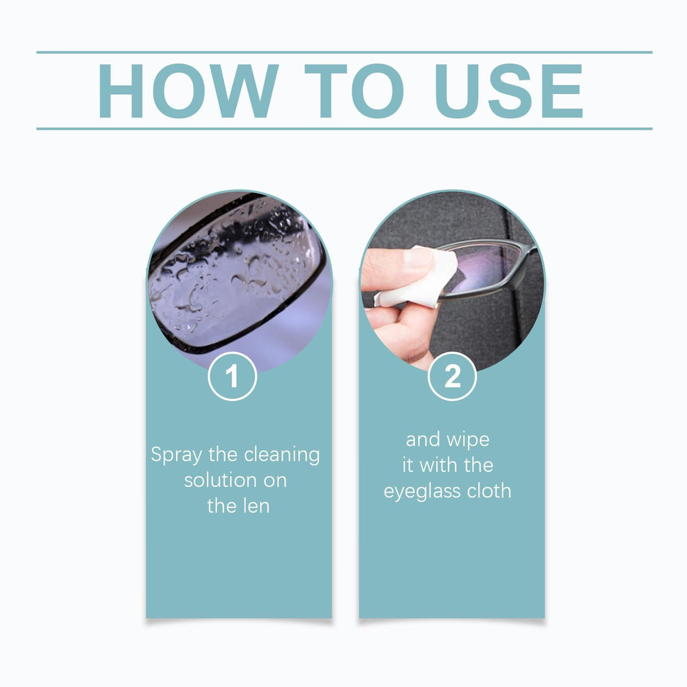 Sunglasses cleaned with Urnuos spray