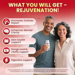 Blend of pomegranate, black raspberry, and black walnut as Urolithin A+ sources