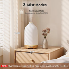 Diffuser glowing with 7-color LED lights