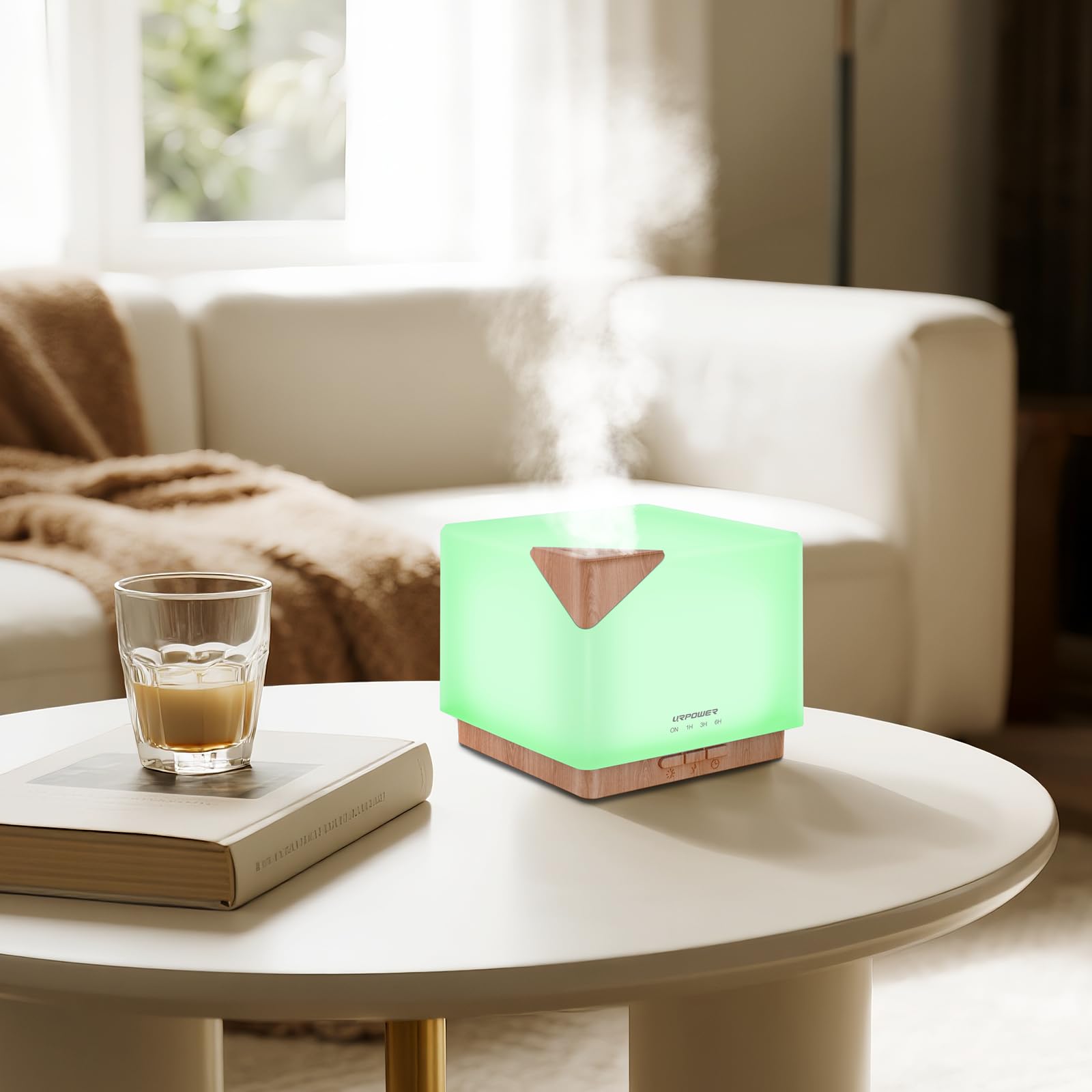 Close-up of mist outlet showing adjustable mode