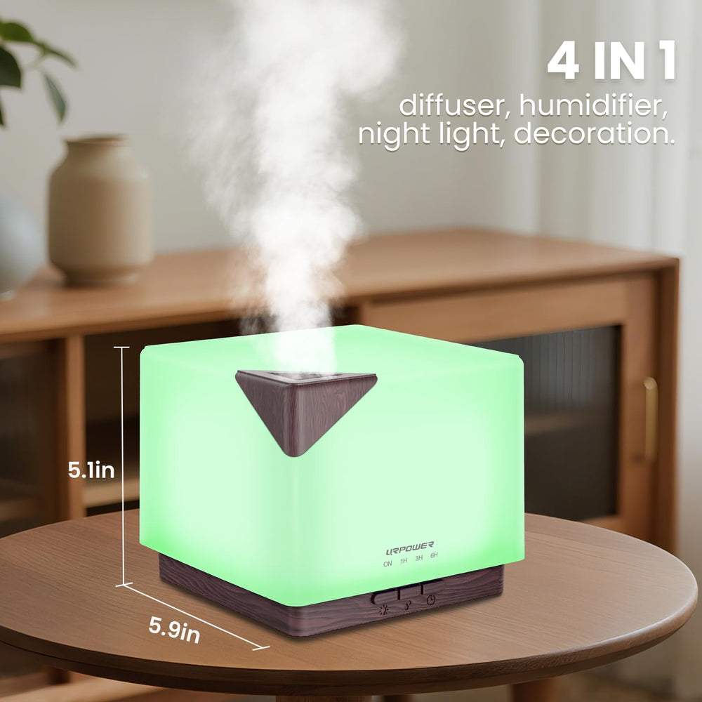 Mist with 7 LED color lights in operation