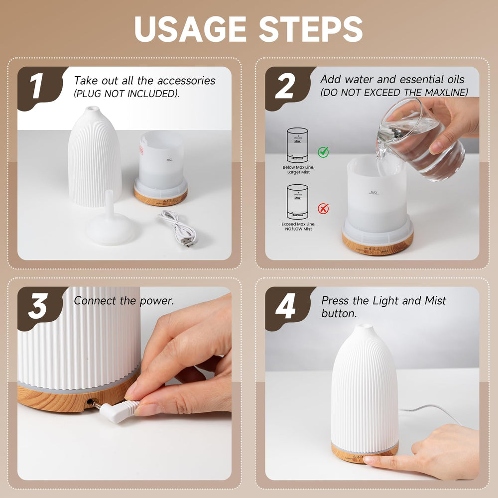 BPA-free materials used in URPOWER diffuser
