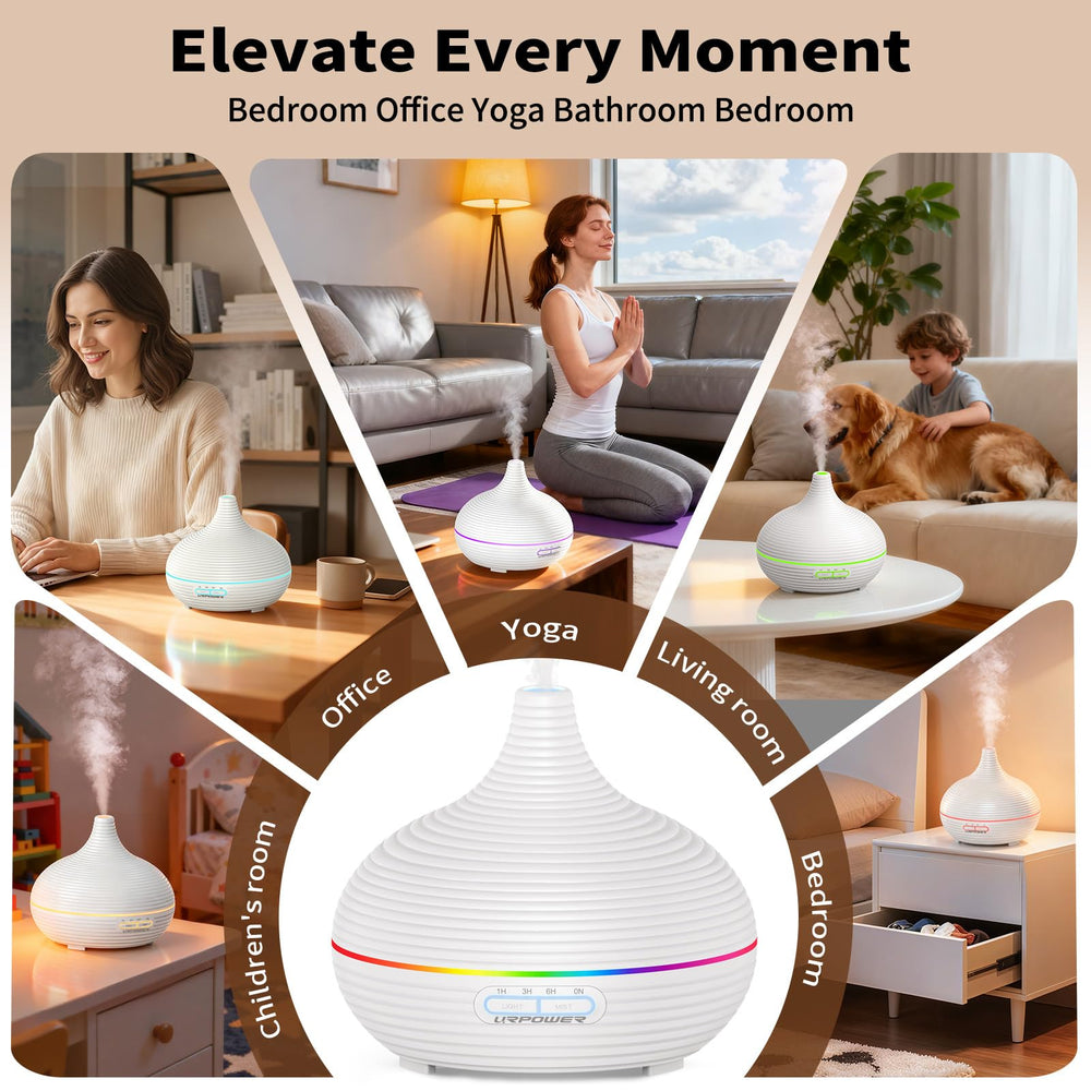 URPOWER diffuser easy maintenance with simple cleaning for consistent performance.