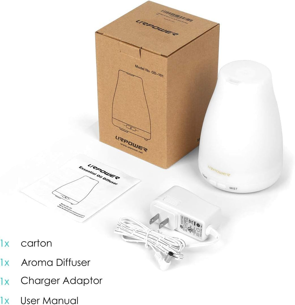 URPOWER diffuser on a home office desk