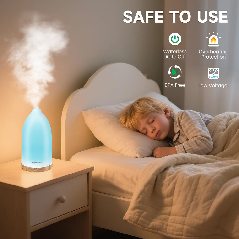 7-color LED lights cycling; lights can be fixed on one color.