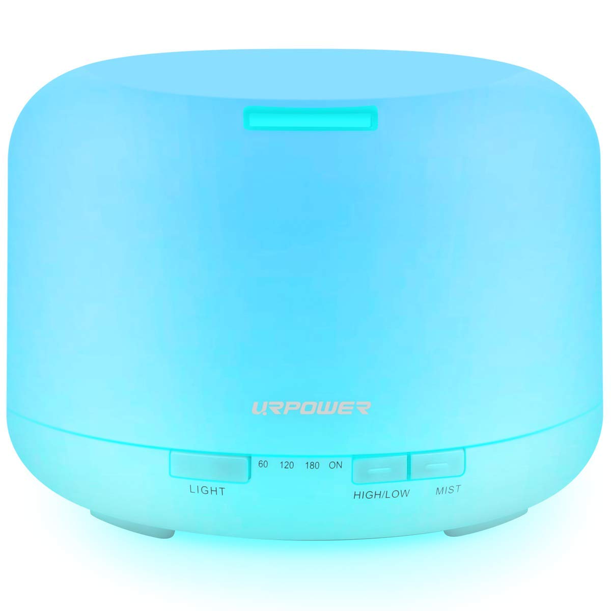 URPOWER upgraded 500ml essential oil diffuser – front view