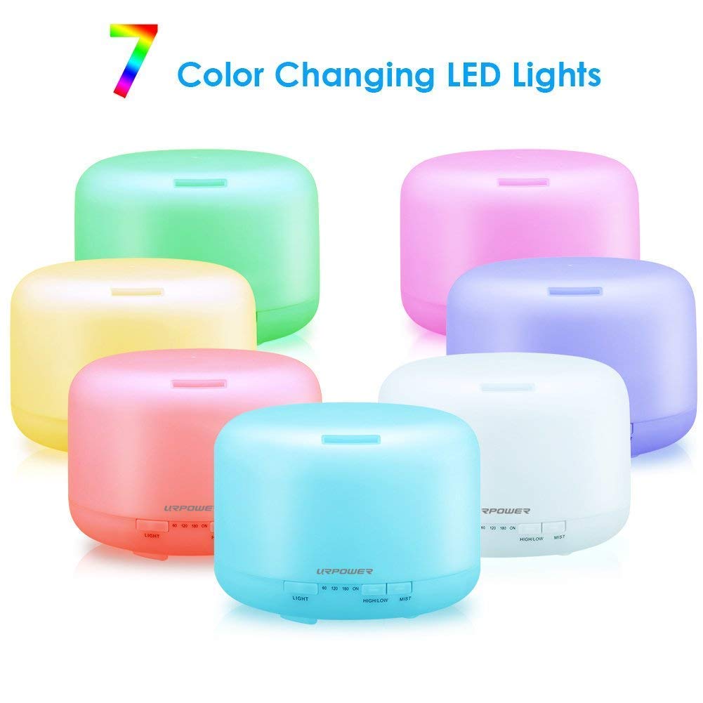 Timer settings on URPOWER diffuser display